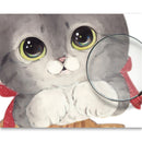 Orff 50cm X 70cm Tattoo Accessories PVC Home Cat Height Sticker Healthy Life For Kids