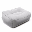 Inflatable Portable Chair Outdooors Plush Pneumatic Footrest Sofa Stool Cushion Home Decor