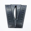 1/8"-5" Woodworking Scribe Mark Line Gauge Cross-out Ruler Carpenter Tools