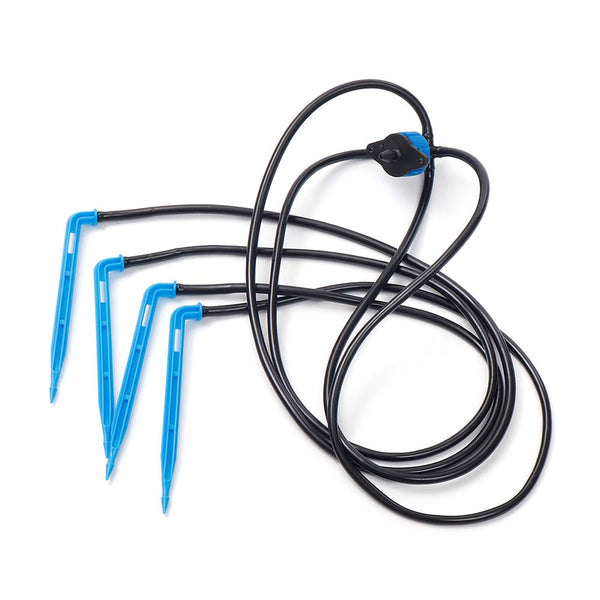 25Pcs Greenhouse 4 way A rrow Drip 8L Dripper Emitter Garden Micro Drip Irrigation Sprinkler System Steady Flow Device
