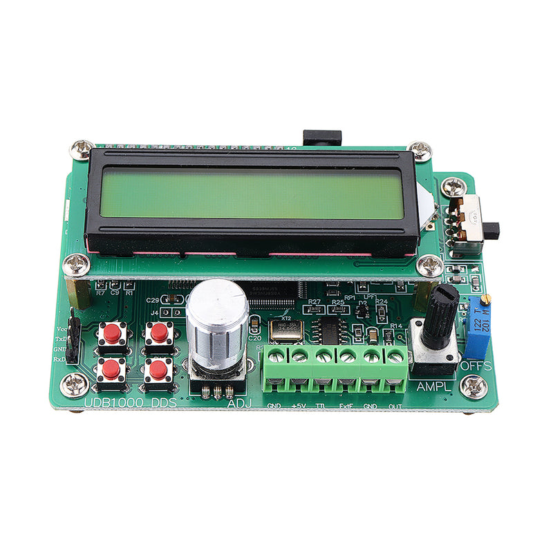 5MHz UDB1005S DDS Signal Generator LCD1602 Sweep Function Source Sine  Square Triangle Sawtooth Wave