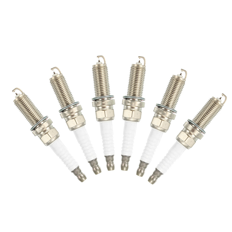 6pcs Spark Plug FXE22HR11 For DENSO OEM# FXE22HR11 For NISSAN Part# 22401-EW61C