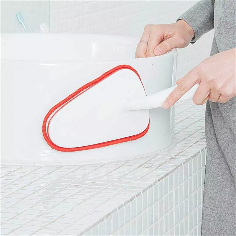 YIJIE 2Pcs Microfiber Cleaning Brush Cloth Bathroom Replacement Cleaning Tools