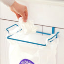 Kitchen Storage Rack Multi-purposes Wall Hanging Rack Door Back Garbage Bag Debris Hook