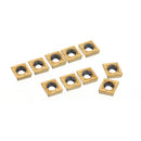 Drillpro 10mm Shank Lathe Turning Tool Holder Boring Bar with 10pcs CCMT060204 Carbide Inserts
