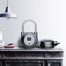 Smart Fingerprint Door Lock Padlock USB Charging Keyless Anti Theft Travel Luggage Drawer Safety Lock Escape Room Lock 0.5 Second Unlock IP65 Waterproof