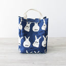 KCASA KC-CB06 Woman Hand-held Lunch Tote Bag Travel Picnic Cooler Insulated Handbag Lunch Bag