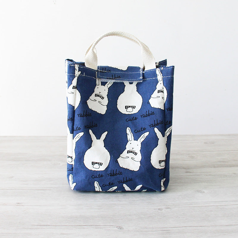 KCASA KC-CB06 Woman Hand-held Lunch Tote Bag Travel Picnic Cooler Insulated Handbag Lunch Bag