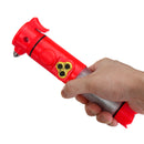 6in1 Car Glass Window Hammers Seat Belt Cutter Flashlight Alarm Emergency Escape Tools