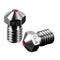 Dotbit 0.4mm V6 Ti Alloy Ruby Nozzle Compatible with PETG ABS PEI PEEK for 3D Printer