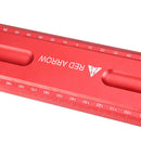 RED ARROW 300mm Metric Aluminum Alloy Striaght Ruler Gauge Precision Woodworking Square Measuring Tools