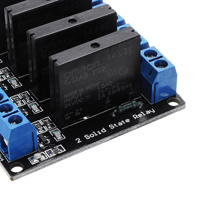 4 Channel DC 24V Relay Module Solid State High and low Level Trigger 240V2A