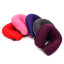 Memory Foam Particles U Shape Neck Head Rest Pillow Car Flight Travel Soft Nursing Cushion