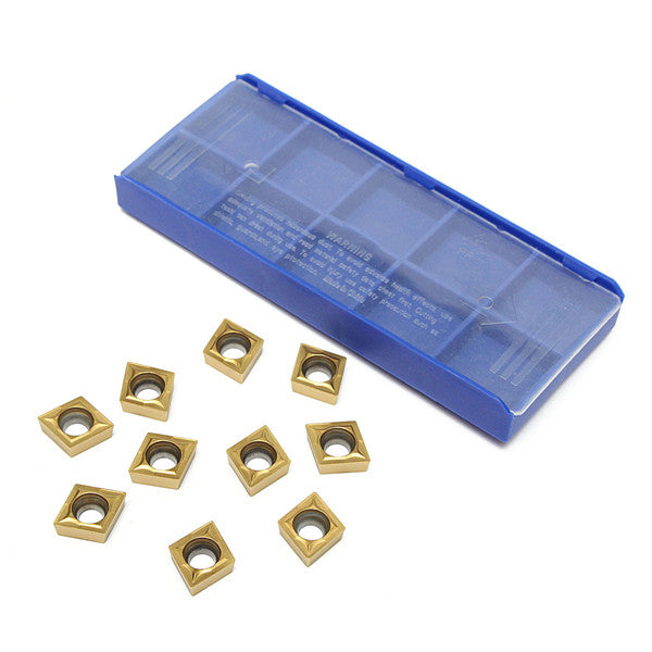 10pcs CCMT09T302 3G MP26 P25 Carbide Inserts Carbide Cutter Turning Tool Holder Inserts