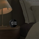 FanJu 3209 Digital Alarm Clock LED Voice Control Night Mode Large Time Temperature Home Decor Table Clock Wake Up Light