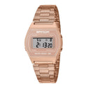 SANDA 406 Digital Watch Men Fashion Stainless Steel Strap Calendar Clock Waterproof Sport Watch