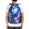 Men's Galaxy Pattern Anti Theft Laptop Bag Backpack Travel Bag With External USB Charging Port