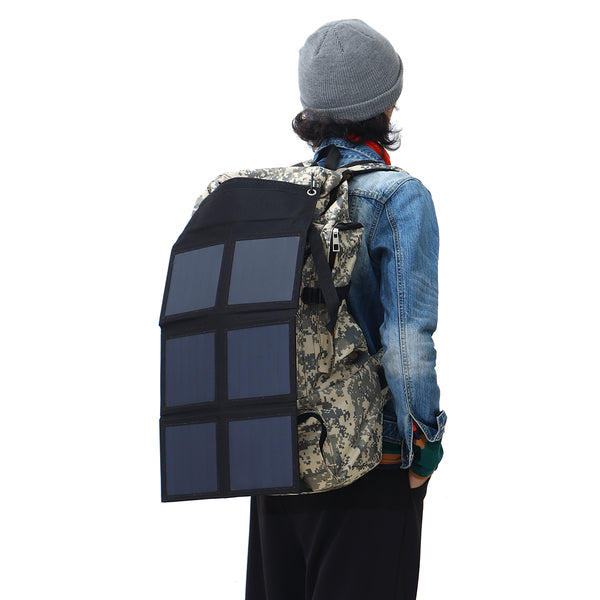 DL-SP30 80W 18V Efficient Solar Panel Solar Charger Tri-fold Bag Foladable Solar Power Bank Panel Phone Charger