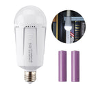 15W E27 Built-in Battery Constant Current Pure White LED Emergency Light Bulb Indoor Home Lamp AC85-265V