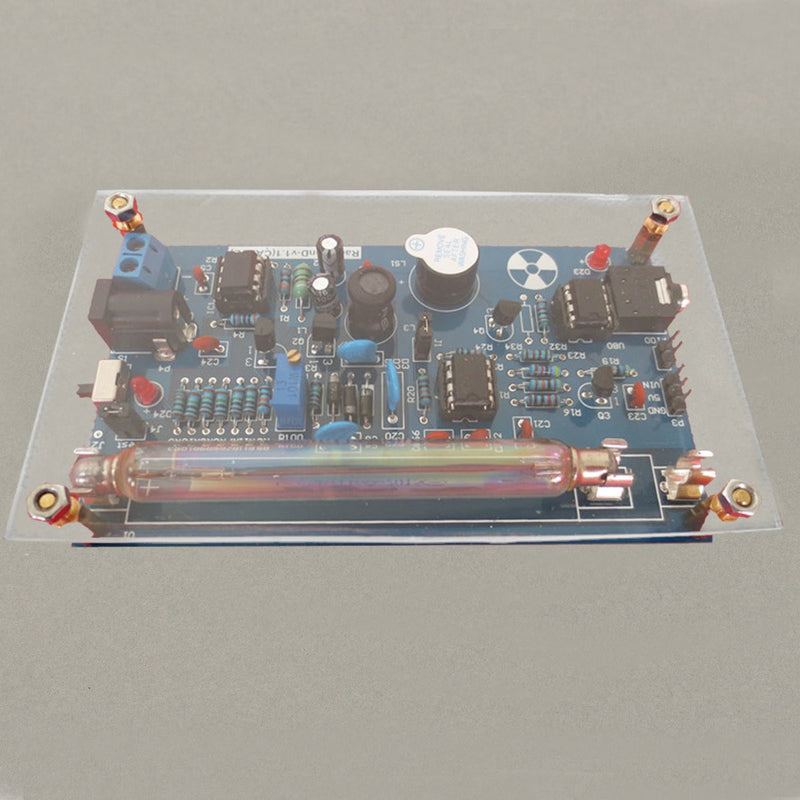 Assembled DIY Geiger Counter Kit Module Miller Tube GM Tube Nuclear Radiation Detector