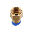 Machifit Pneumatic Connector PCF Female Thread Straight Quick Hose Joint Fittings 8-01/02/03/04