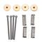4Pcs UM2 Heated Bed Leveling Hand Adjustment Fixing Nut Part Kit w/ M3 Screw for 3D Printer