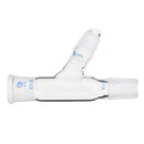 24/29 75 Degree Three-way Borosilicate Glass Distillation Adapter Connector Distilling Tube w/ Standard Ground Taper Joints