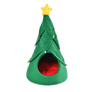 Christmas Tree Cartoon Pet Bed Dog Cat Puppy Warm Soft House Mat Nest