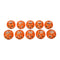 1.2M Battery Power Foldable 10 LED Warm White Halloween Pumpkin String Lantern Fairy Holiday Light