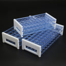 3 Layers Plastic Lab Test Tube Rack Holder Detachable Centrifuge Tube Stand for 13/16/18mm Tubes 40/50 Holes