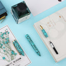 Moonman S1 Acrylic Resin Fountain Pen 0.38mm / 0.5mm Nib Writing Signing Ink Pens Office School Stationery Supplies Gift for Friends Families