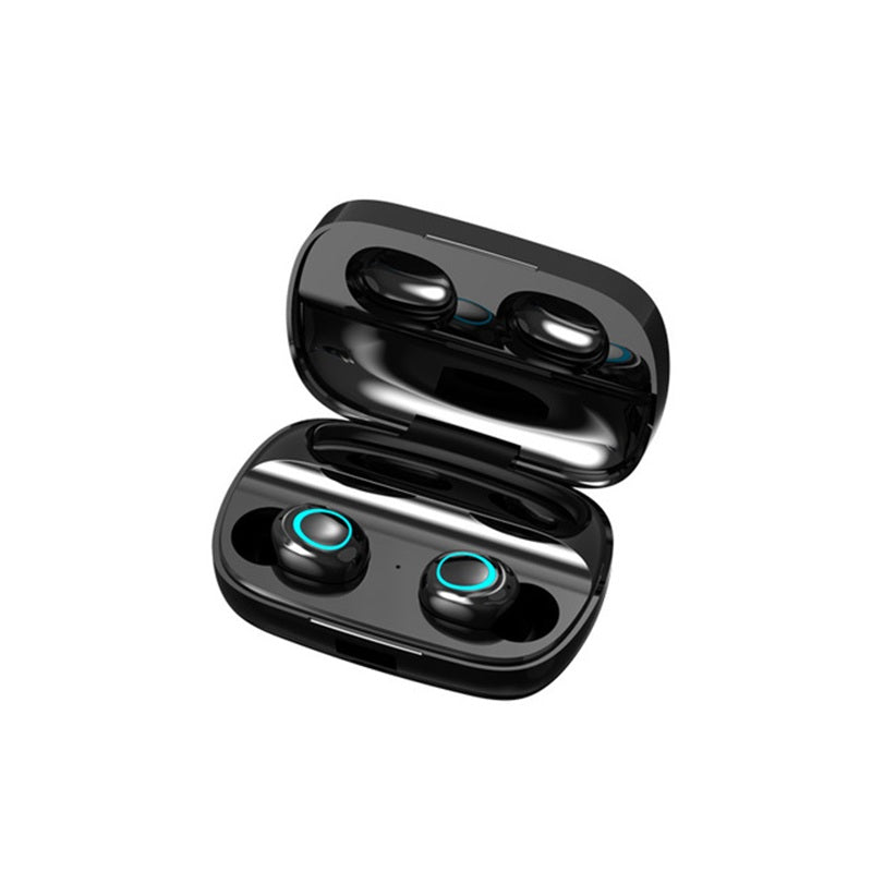 Mini Portable TWS bluetooth 5.0 Earphone Wireless Earbuds 9D Stereo Smart Touch Headphone with Mic