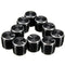 10Pcs Black Volume Control Knob For 6mm Knurled Shaft Potentiometer Rotary Knobs