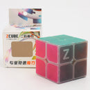 Classic Magic Cube Toys 2x2x2 PVC Sticker Block Puzzle Speed Cube Dark Luminous