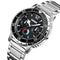SKMEI 1482 Business Style Stainless Steel Luminous Pointer Quartz Watches Men Wrist Watch