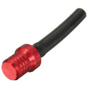 Tank Colorful Cap Gas Fuel Petrol Valve Vent Two-way Breather Hose Black Tube