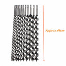 460mm 6-28mm Hex Shank Brad Point Drill SDS Auger Drill Bit Spiral Wood Drilling Tool