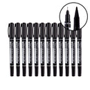 Deli 6824 12 Pcs/box Double-head Marker Pens Dual Head Marker Pen Hand-painted Artist Marking Pens Gifts for Kids Childrens