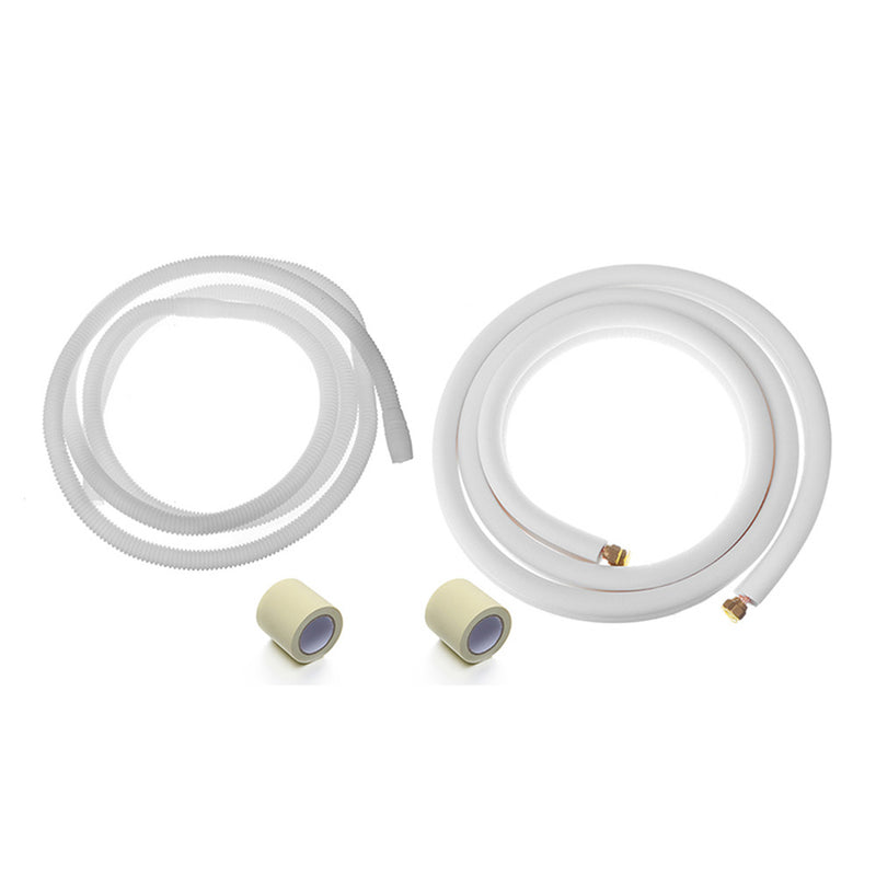 4m 13FT Insulated Copper Pipe Air Conditioner Exhaust Hose Tube Insulate Copper Aluminum Pipe Split Line Wire