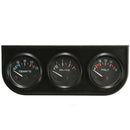 2 inch 52mm Electronic 3 Gauge Kit Water Temp Oil Pressure Volt With 3 Hole Bracket