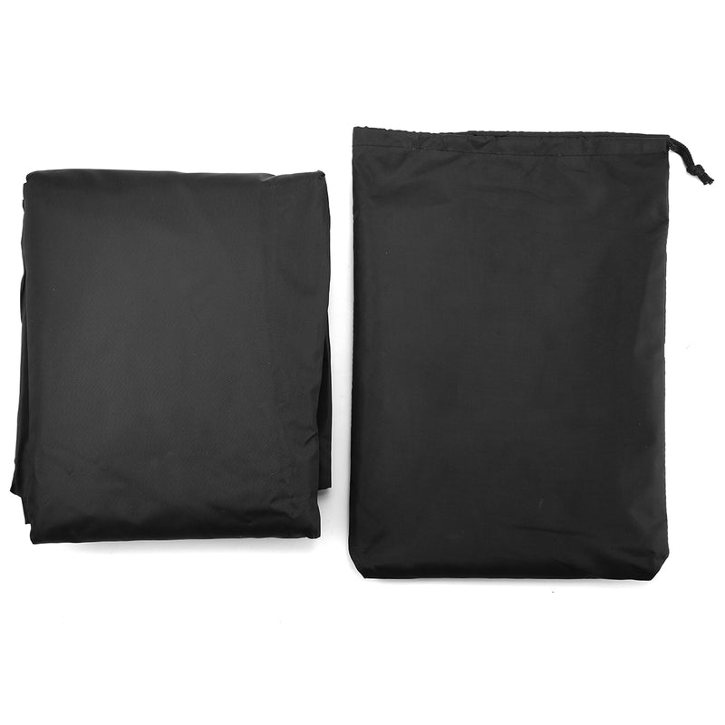 58 Inch Waterproof BBQ Grill Cover Canvass PU Coating Tool Storage Bag