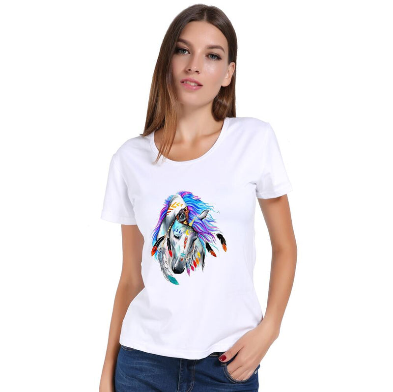 Ironing Transfers Patches Heat Press Stickers Horse Animal Patch DIY Appliques Decor Sticker