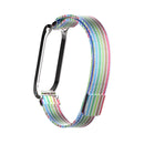 Camouflage Metal Watch Band Watch Strap Replacement for Xiaomi Miband 4