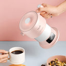 Deerma DEM-F300 100-240V Pink Digital Screen Folding Portable Electric Kettle for Travel