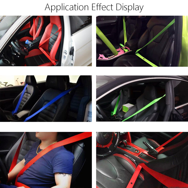 5m Seat Belt Strap Webbing Polyester Fiber Black Break Strength 2500KG 47mm Wide