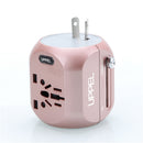M168-7 30W PD Fast Charge Universal Conversion Plug Travel Adapter EU / US / UK / Au Standard Conversion Socket Adapter Switch