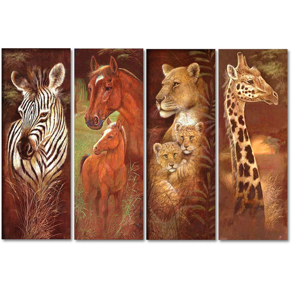 5D Animals DIY Full Drill Diamond Painting Cross Stitch Kit Diamond Paintings Tool Craft Decor