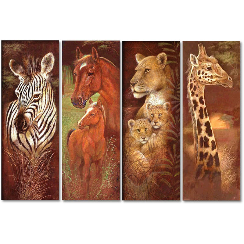5D Animals DIY Full Drill Diamond Painting Cross Stitch Kit Diamond Paintings Tool Craft Decor