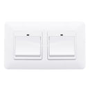 Dual 1 Gang WiFi Smart Push Button Switch Smart Life Tuya Wireless Remote Control Work with Alexa Google Home