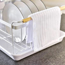 Dish Drainer Kitchen Drying Rack Sink Tableware Bowl Storage Basket Cup Holder Drain Shelf